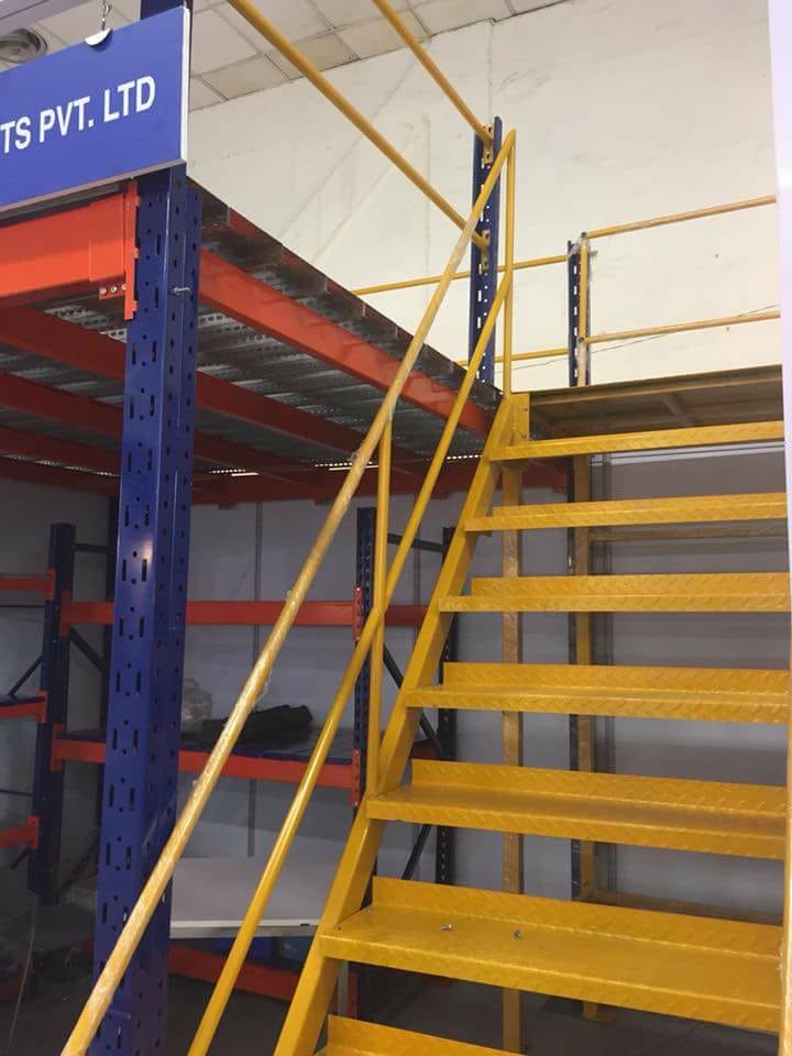 Double Decker Mezzanine Floor Heavy Duty Rack